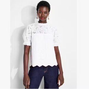 kate spade Butterfly Eyelet Top